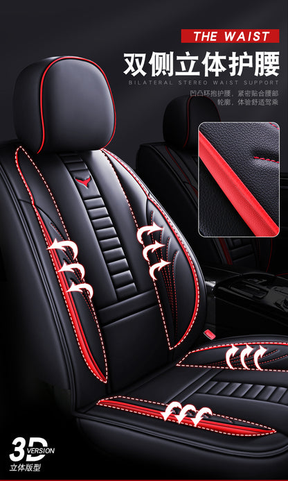 Leather Car Seat Covers For Polo Sedan Volkswagen Touareg Touran Passat B5 B6 B7 Jetta VW Golf 7 Tiguan Golf 4 5 6 7 Accessories