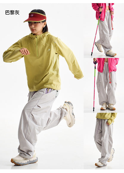 Men Women Splice Fashion Outdoor Loose Casual Lightweight Quick Dry Sports Cargo Baggy Pants Track Trouser Jogger Sweatpants