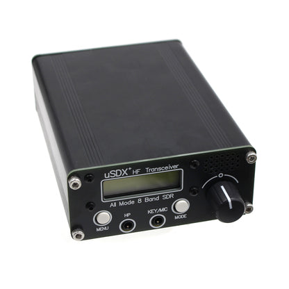 R1.02W  3-5W USDX+ V2 SDR Transceiver All Mode 8 Band HF Ham Radio QRP CW Transceiver 80M/60M/40M/30M/20M/17M/15M/10M