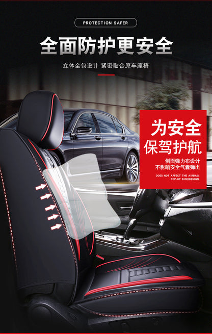 Leather Car Seat Covers For Polo Sedan Volkswagen Touareg Touran Passat B5 B6 B7 Jetta VW Golf 7 Tiguan Golf 4 5 6 7 Accessories