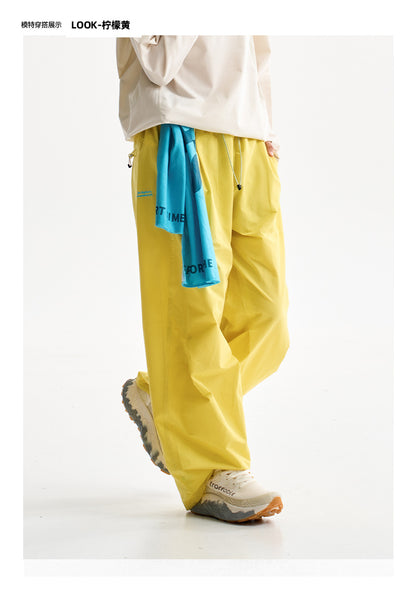 Men Streetwear Fashion Loose Casual Lightweight Quick Dry Sport Pants Women Outdoor Techwear Cargo Baggy Pant Boy Girl Trousers