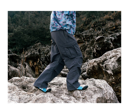 Ultra Loose Lightweight Outdoor Functional Pants Men Women Waterproof Quick Dry Techwear Wide Leg Cargo Pant Track Trouser