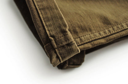 SauceZhan OG107 Utility Fatigue Pants Military PANTS Classic Cargo  Olive  Men's Baker Pants Satin Cotton Straight Fit