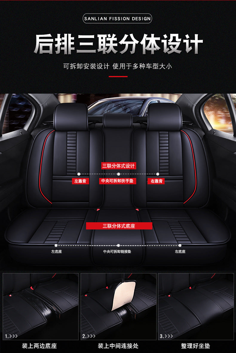 Leather Car Seat Covers For Polo Sedan Volkswagen Touareg Touran Passat B5 B6 B7 Jetta VW Golf 7 Tiguan Golf 4 5 6 7 Accessories