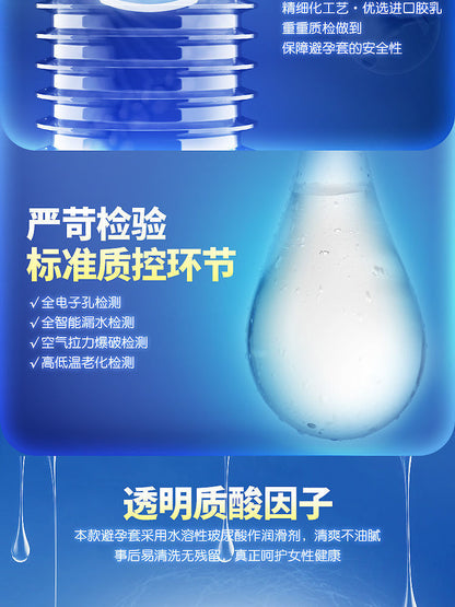 5D Dotted Condoms with Mustache Ribbed G Point Latex Ultra Thin Condom Orgasm Contraceptives Stimulate Vaginal Adults Sex Toys