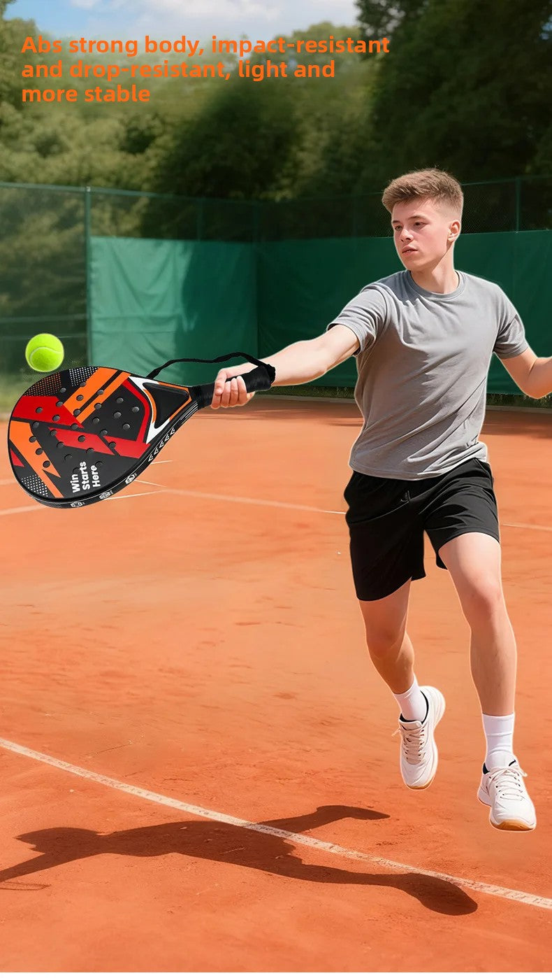 ABS Durable Anti-Vibration Plastic Grip Padel Tennis Racket, Bud get-Friendly for Beginners & Intermediates beach tennis beach