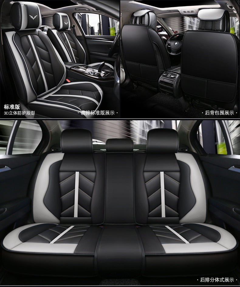 Leather Car Seat Covers For Polo Sedan Volkswagen Touareg Touran Passat B5 B6 B7 Jetta VW Golf 7 Tiguan Golf 4 5 6 7 Accessories