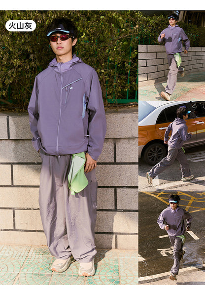 Men Women Splice Fashion Outdoor Loose Casual Lightweight Quick Dry Sports Cargo Baggy Pants Track Trouser Jogger Sweatpants