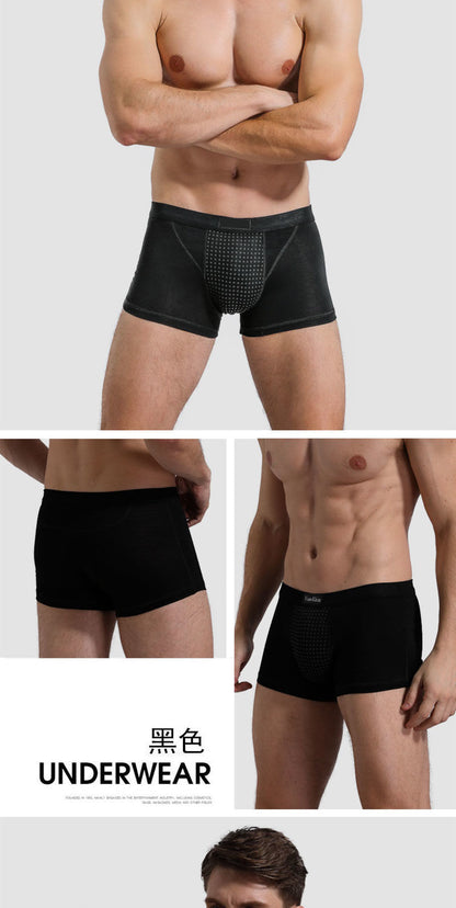2026 Men Magnetic Therapy Boxer Briefs Breathable Comfortable Underwear with 22 Health Magnets for Blood Circulation L-6XL Size