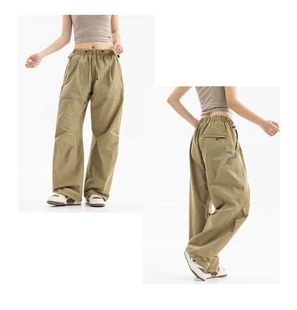Men Streetwear Fashion Loose Casual Lightweight Quick Dry Sport Pants Women Outdoor Techwear Cargo Baggy Pant Boy Girl Trousers