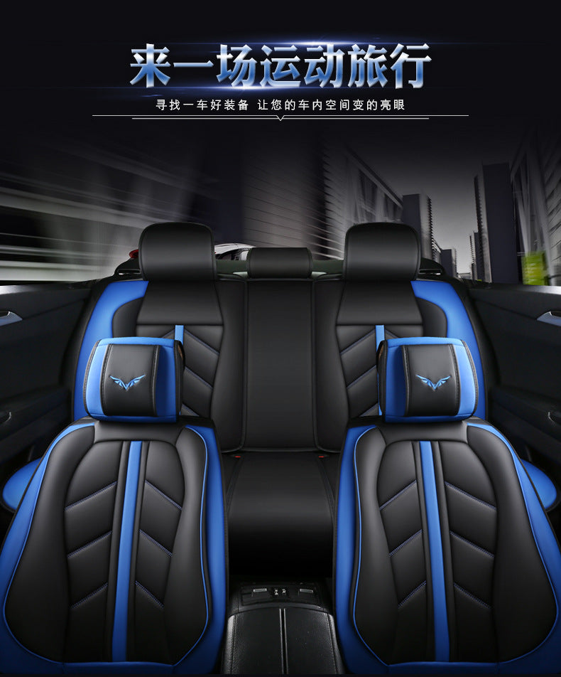Leather Car Seat Covers For Polo Sedan Volkswagen Touareg Touran Passat B5 B6 B7 Jetta VW Golf 7 Tiguan Golf 4 5 6 7 Accessories