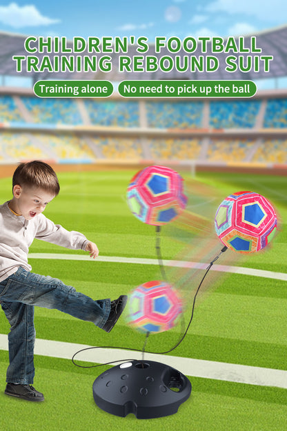 Soccer rebound training set for outdoor exercise parent-child interaction ball bouncing and rebounding rope sports toys Gifts