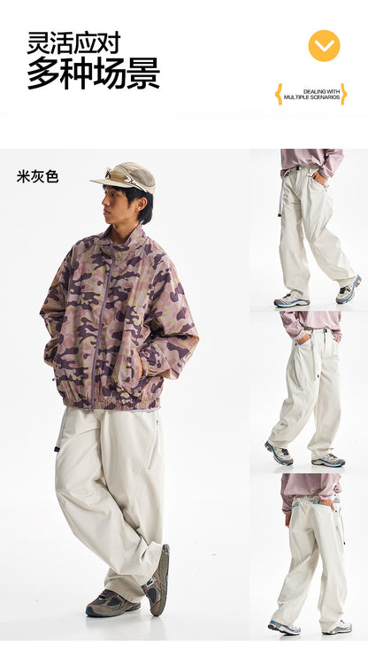 Ultra Loose Lightweight Outdoor Functional Pants Men Women Waterproof Quick Dry Techwear Wide Leg Cargo Pant Track Trouser