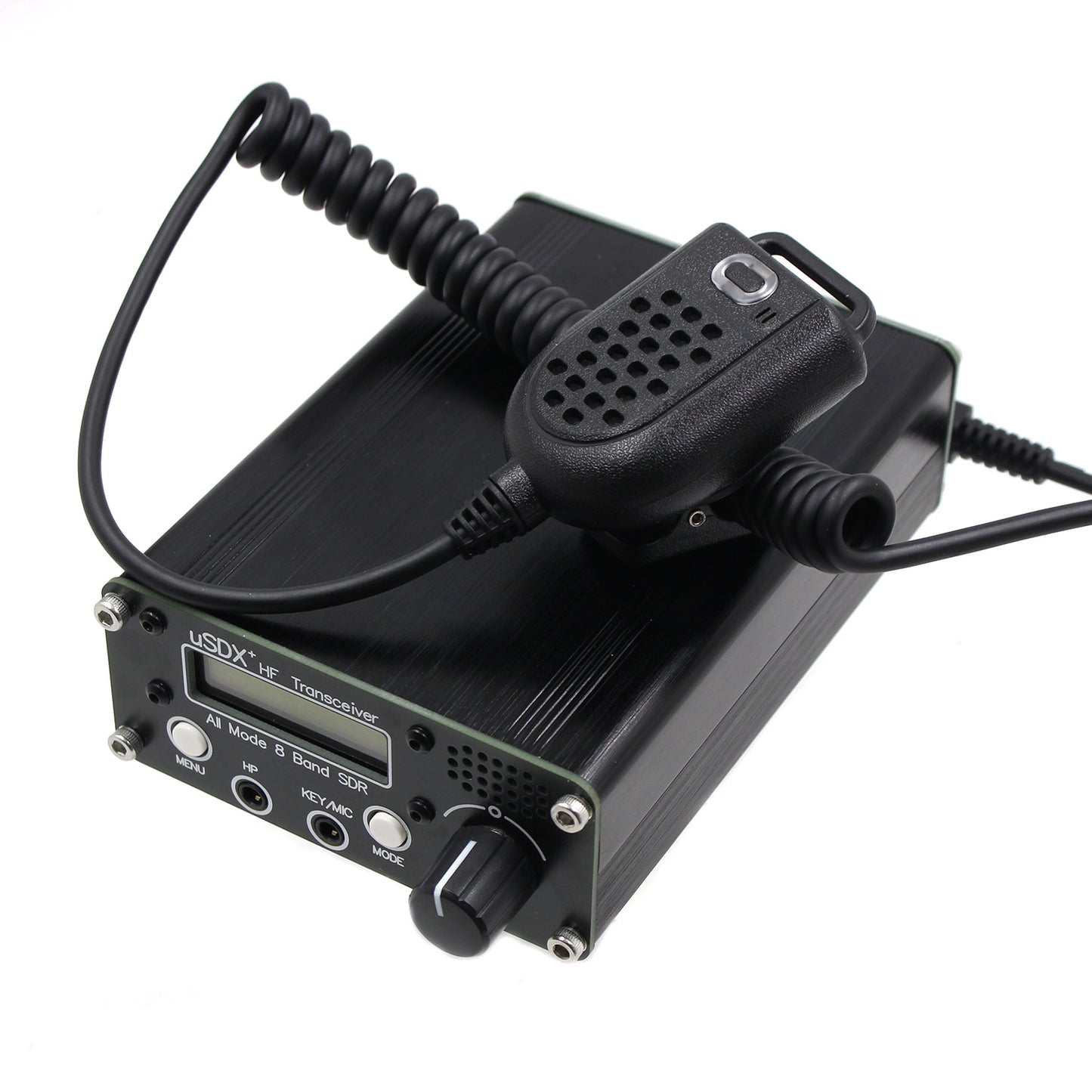 R1.02W  3-5W USDX+ V2 SDR Transceiver All Mode 8 Band HF Ham Radio QRP CW Transceiver 80M/60M/40M/30M/20M/17M/15M/10M