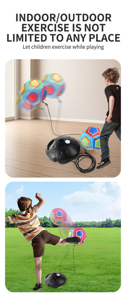 Soccer rebound training set for outdoor exercise parent-child interaction ball bouncing and rebounding rope sports toys Gifts