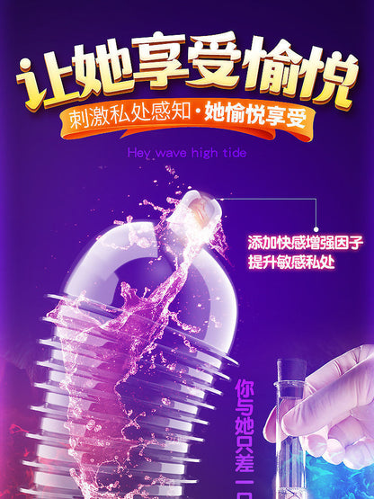 5D Dotted Condoms with Mustache Ribbed G Point Latex Ultra Thin Condom Orgasm Contraceptives Stimulate Vaginal Adults Sex Toys