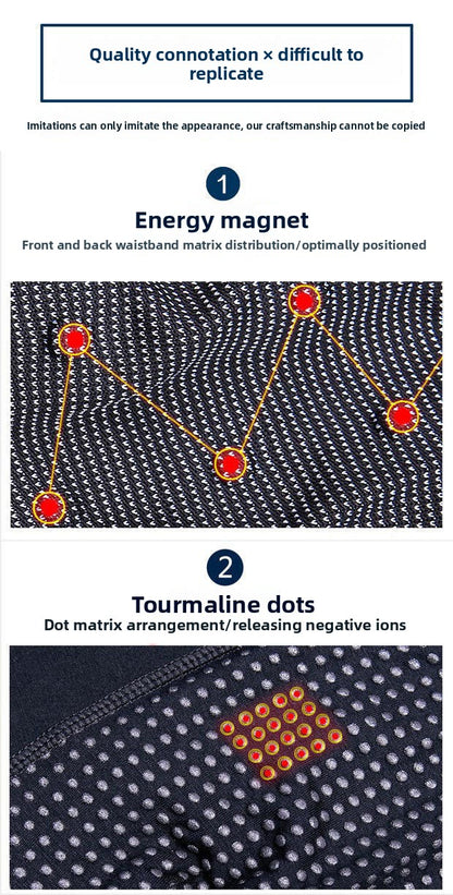 2026 Men Magnetic Therapy Boxer Briefs Breathable Comfortable Underwear with 22 Health Magnets for Blood Circulation L-6XL Size