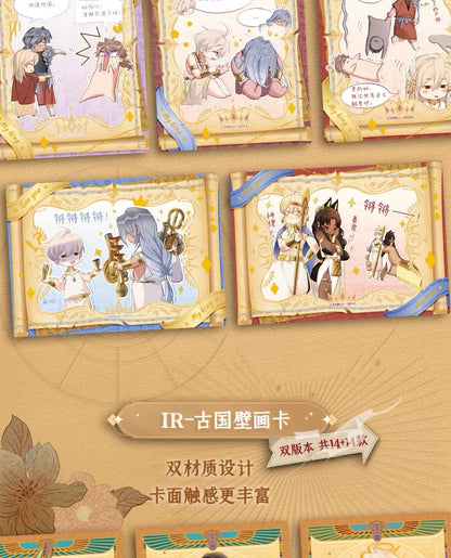 See You My King Lost Kingdom Collector Cards: Zhang Li & Mohemisi Character SSP SSR Holographic Lomo Card