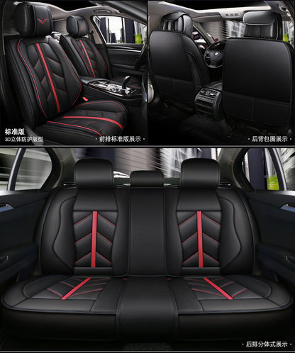 Leather Car Seat Covers For Polo Sedan Volkswagen Touareg Touran Passat B5 B6 B7 Jetta VW Golf 7 Tiguan Golf 4 5 6 7 Accessories