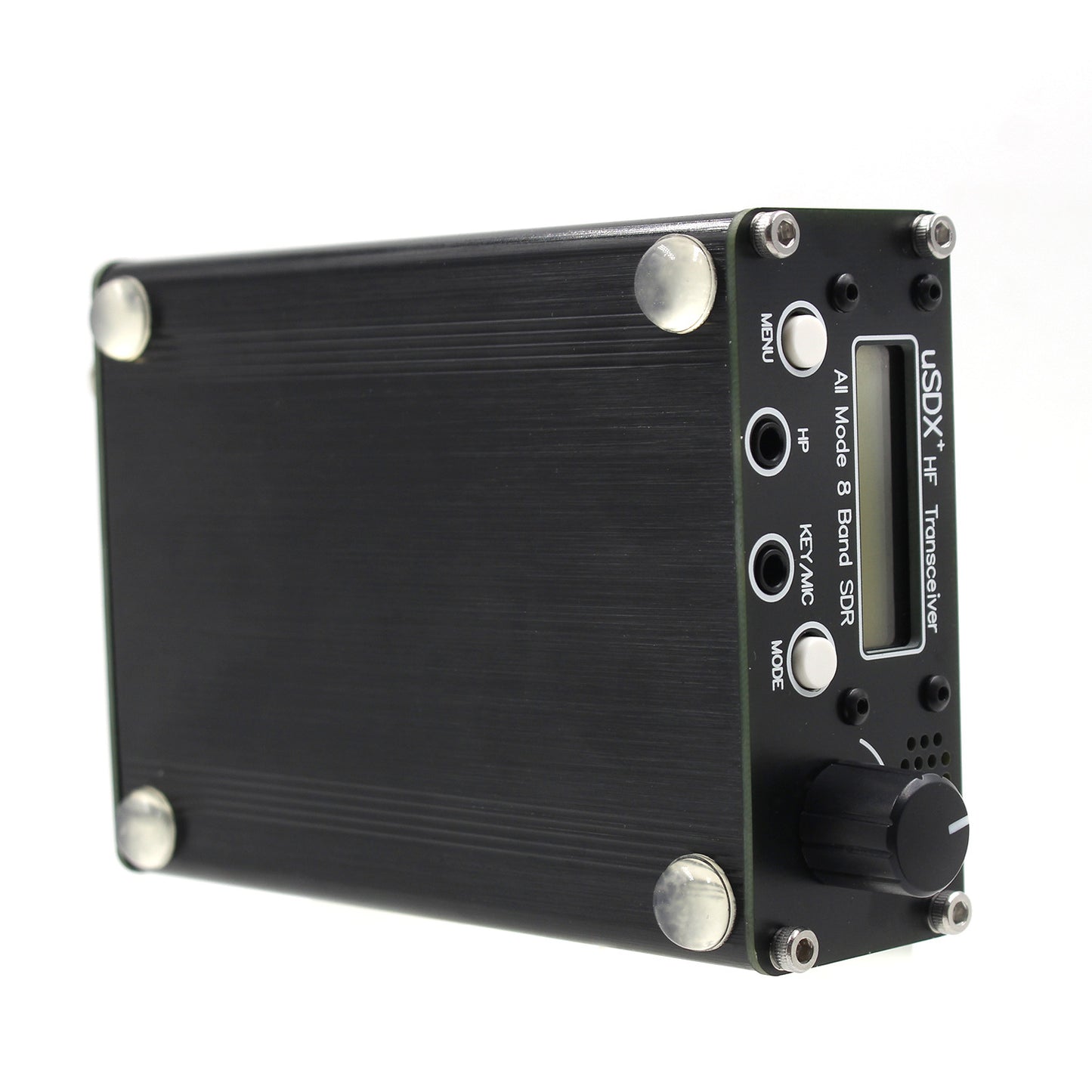 R1.02W  3-5W USDX+ V2 SDR Transceiver All Mode 8 Band HF Ham Radio QRP CW Transceiver 80M/60M/40M/30M/20M/17M/15M/10M