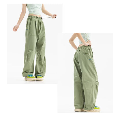 Men Streetwear Fashion Loose Casual Lightweight Quick Dry Sport Pants Women Outdoor Techwear Cargo Baggy Pant Boy Girl Trousers