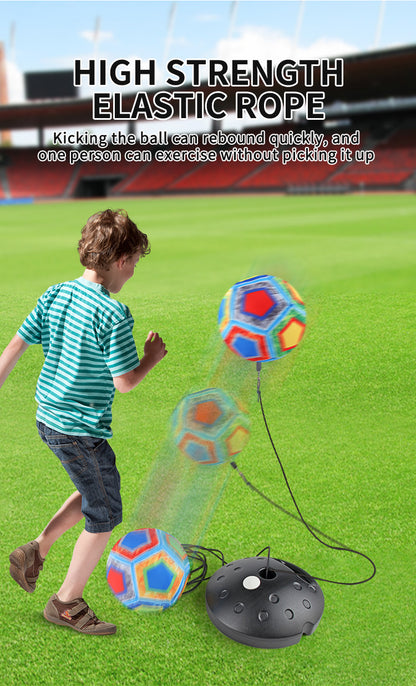 Soccer rebound training set for outdoor exercise parent-child interaction ball bouncing and rebounding rope sports toys Gifts
