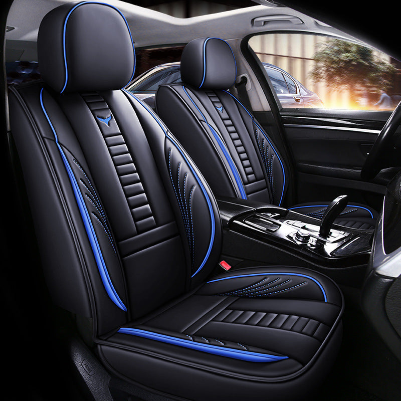Leather Car Seat Covers For Polo Sedan Volkswagen Touareg Touran Passat B5 B6 B7 Jetta VW Golf 7 Tiguan Golf 4 5 6 7 Accessories