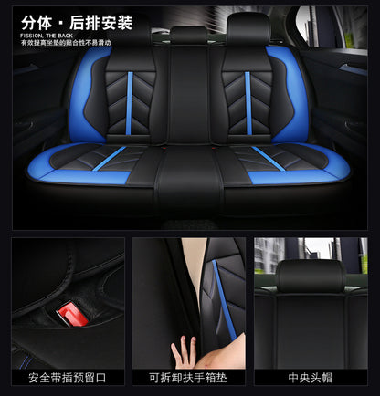 Leather Car Seat Covers For Polo Sedan Volkswagen Touareg Touran Passat B5 B6 B7 Jetta VW Golf 7 Tiguan Golf 4 5 6 7 Accessories