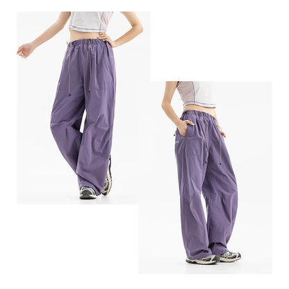 Men Streetwear Fashion Loose Casual Lightweight Quick Dry Sport Pants Women Outdoor Techwear Cargo Baggy Pant Boy Girl Trousers
