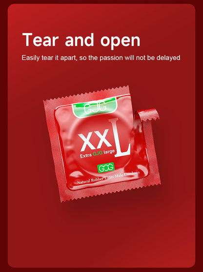Extra Large Size 65mm Condoms Adults Toys For Men 10pcs XXL G-Spot Penis Sleeve Super Ultra Thin Smooth Condones Sex Products