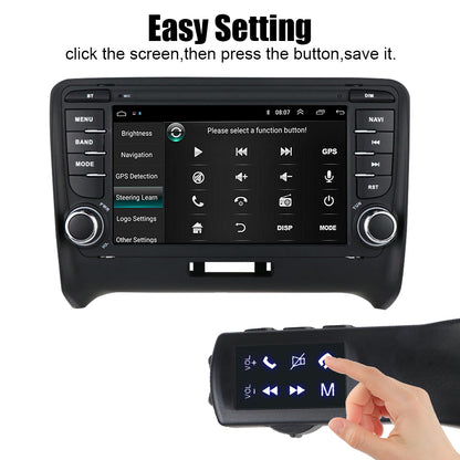 Wireless Control For Music Phone DVD Navigation Car Steering Wheel Buttons Universal 12V 8 Keys Remote Controller