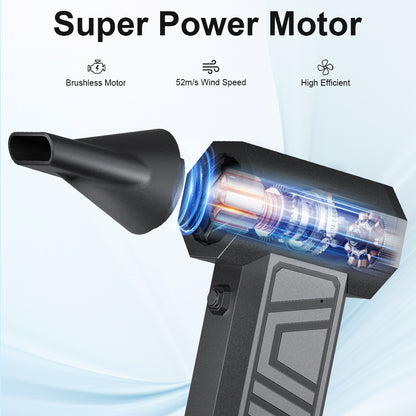 Blower Car Vacuum Cleaner Turbo Fan Violent Jet Fan Cleaning Blowing Tools Auto Dust Collector Portable Air Duster Hair Dryer