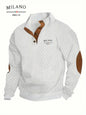 Henry Hoodie An Italian Milan Pattern Is a Warm Soft and Skin-Friendly Men's Autumn and Winter Pullover