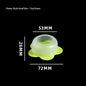 New 1Pcs ABS Reptile Feeding Dish Anti Escape Worm Food Bowl For Lizards Geckos Snakes Turtles Tortoises
