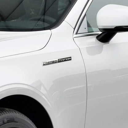 3D Aluminium Limited Edition Emblem Metal Sticker Car Body Rear Window Refit Decoration Decal Motorcycle Sticker