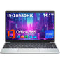 2026 New 14.1' Ultra Slim Laptop 16GB RAM 1/2TB SSD Windows 11 Pro Core I9-10980HK Notebook HD Games Office Study Computer