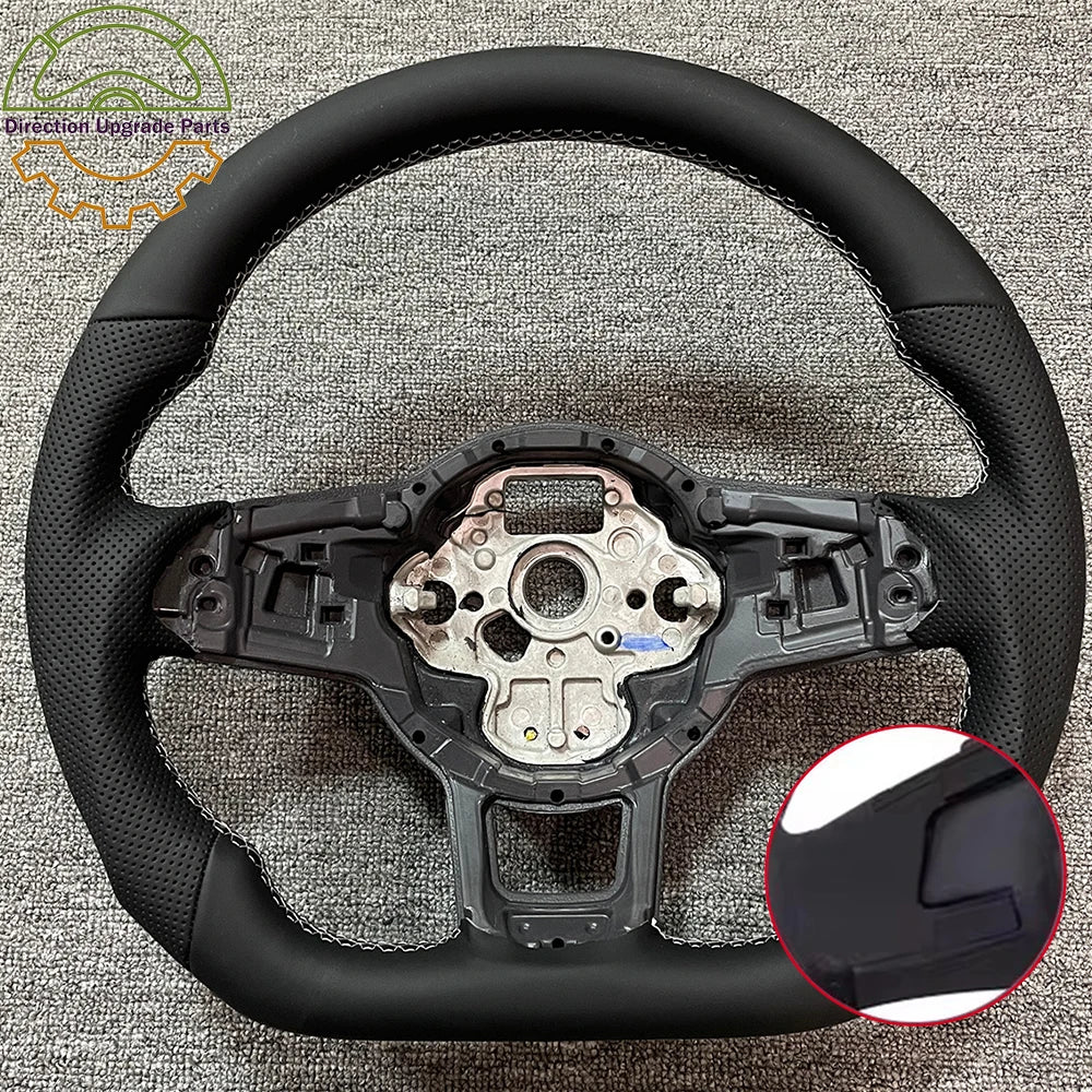 For VW Golf 7 MK7 Polo GTI 7 jetta passat R-Line Golf 6 CC Full Leather Steering Wheel