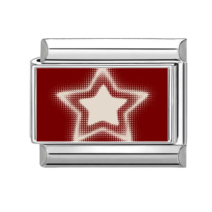 Fashion Dog Cats Star Black Red Charm Bracelet Fit 9mm Bracelet Stainless Steel Italian Links Making DIY Jewelrys Wholesale