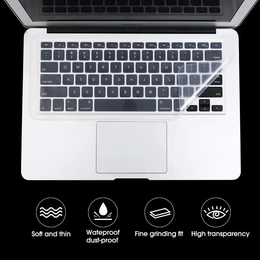 Universal Keyboard Cover for 13 14 15 16 17 inch Laptop Notebook PC Keyboard Anti Dust Soft Silicone Protective Clear Film Guard