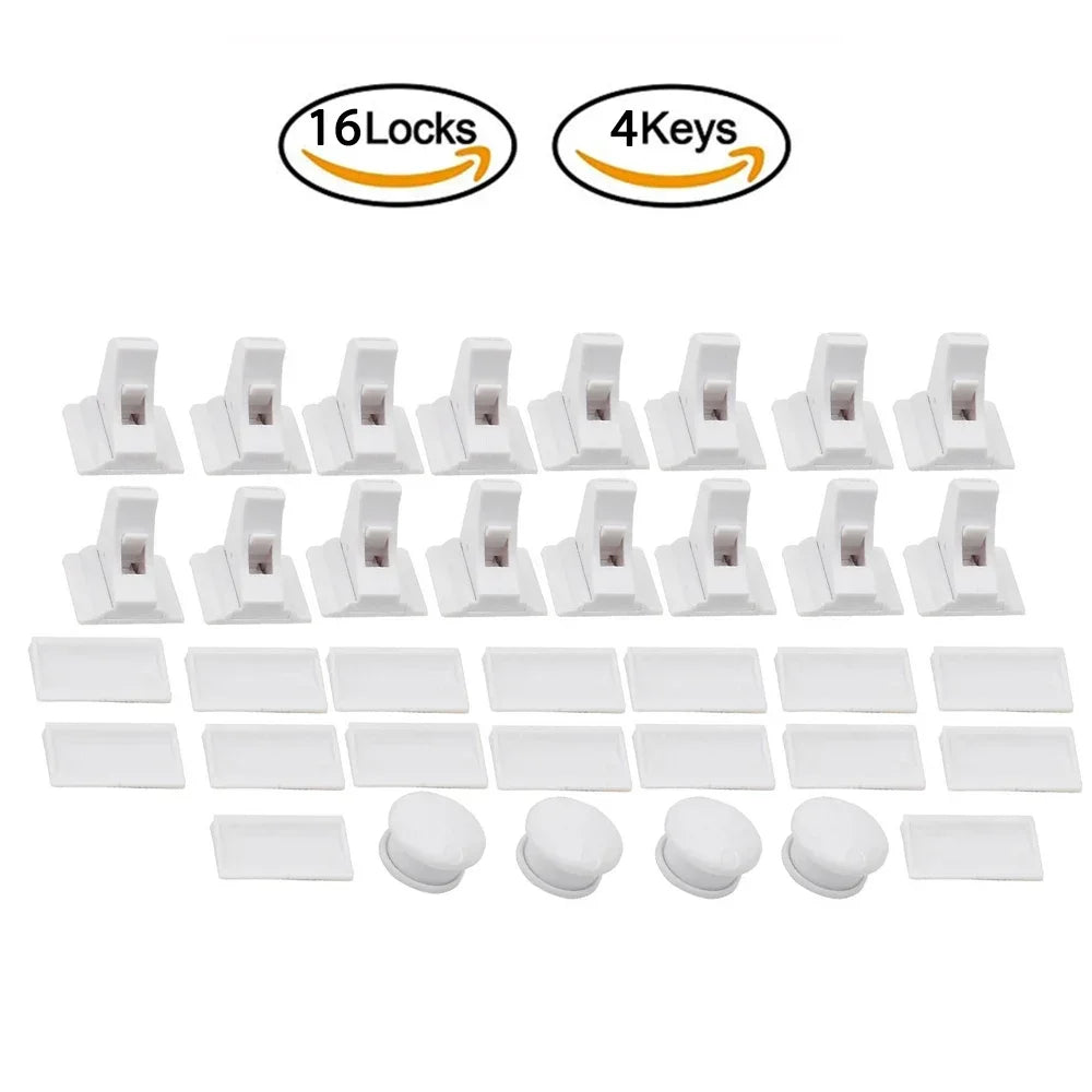 No Drills, No Tools Required - Our Magnetic Child Safety Locks are Easy to Install and Perfect for Cabinets and Drawers
