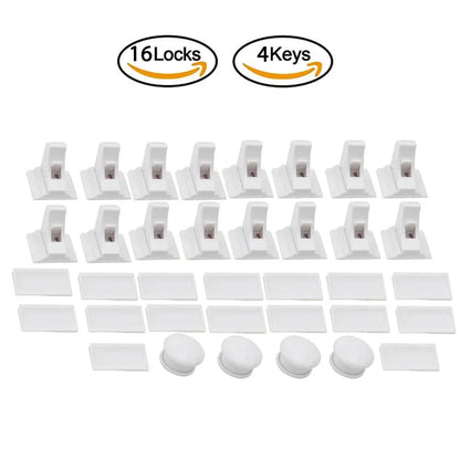 No Drills, No Tools Required - Our Magnetic Child Safety Locks are Easy to Install and Perfect for Cabinets and Drawers