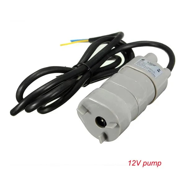 Best Sale 12V 24V 600L/H High Pressure Dc Submersible Water Pump Three-wire Micro Motor Water Pump with Adapter