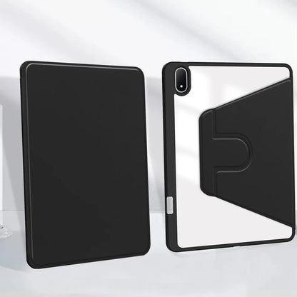 Tablet Case For OnePlus Pad 3 2Pro Oppo Pad 4 4Pro 13.2 IN with Pen Holder 360° Rotating Clear Hard Stand Flip  Shockproof Cover