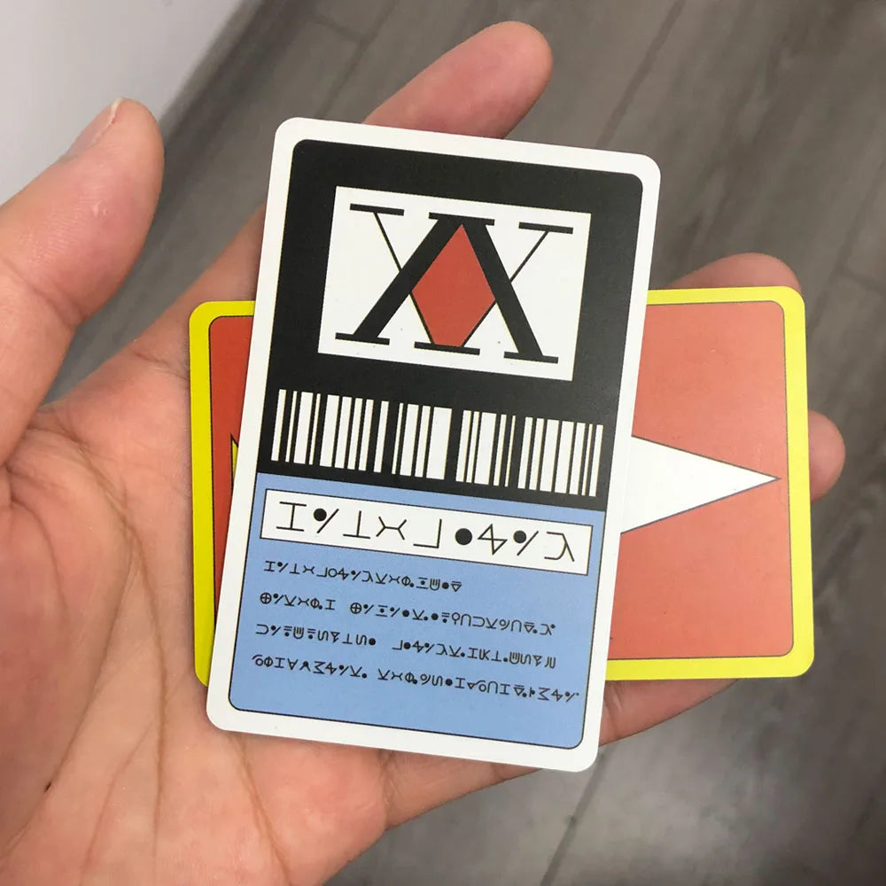 Hunter License Card GING FREECSS Cosplay Japan Anime Hisoka Kurapika Killua Zoldyck PVC Cards Collection