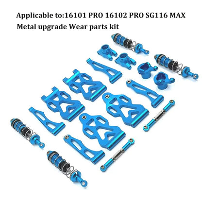 16101 PRO 16102 PRO SG116 MAX PRO RC Car 1:16 Blue Upgraded Metal Spare Parts Model 4WD/ Original Spare Parts Drive Shaft Gear