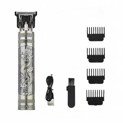 2025 T9 HairClipper Beard Shaving Body Hair Trimmer Clippers Electric Machine Men Haircut Machine  Barber ShaverDragon Carved