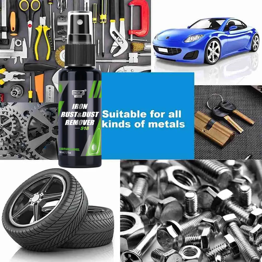 Car Wheels Rim Cleaner Multi Purpose Rust Remover Brake Paint Protect Metal Dust Iron Powder Remover Car Care Chrome Spray S18