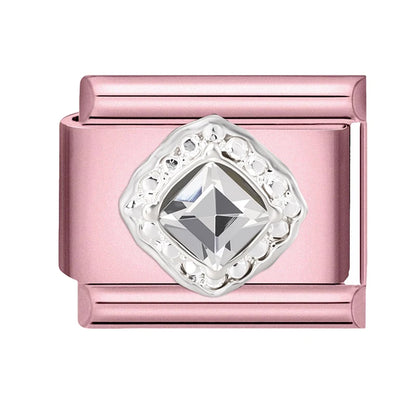 Pink Color Y2K Butterfly Star Bow Rabbit Heart Pendant Italian Charm Links Fit 9mm Stainless Steel Bracelet DIY Making Gifts
