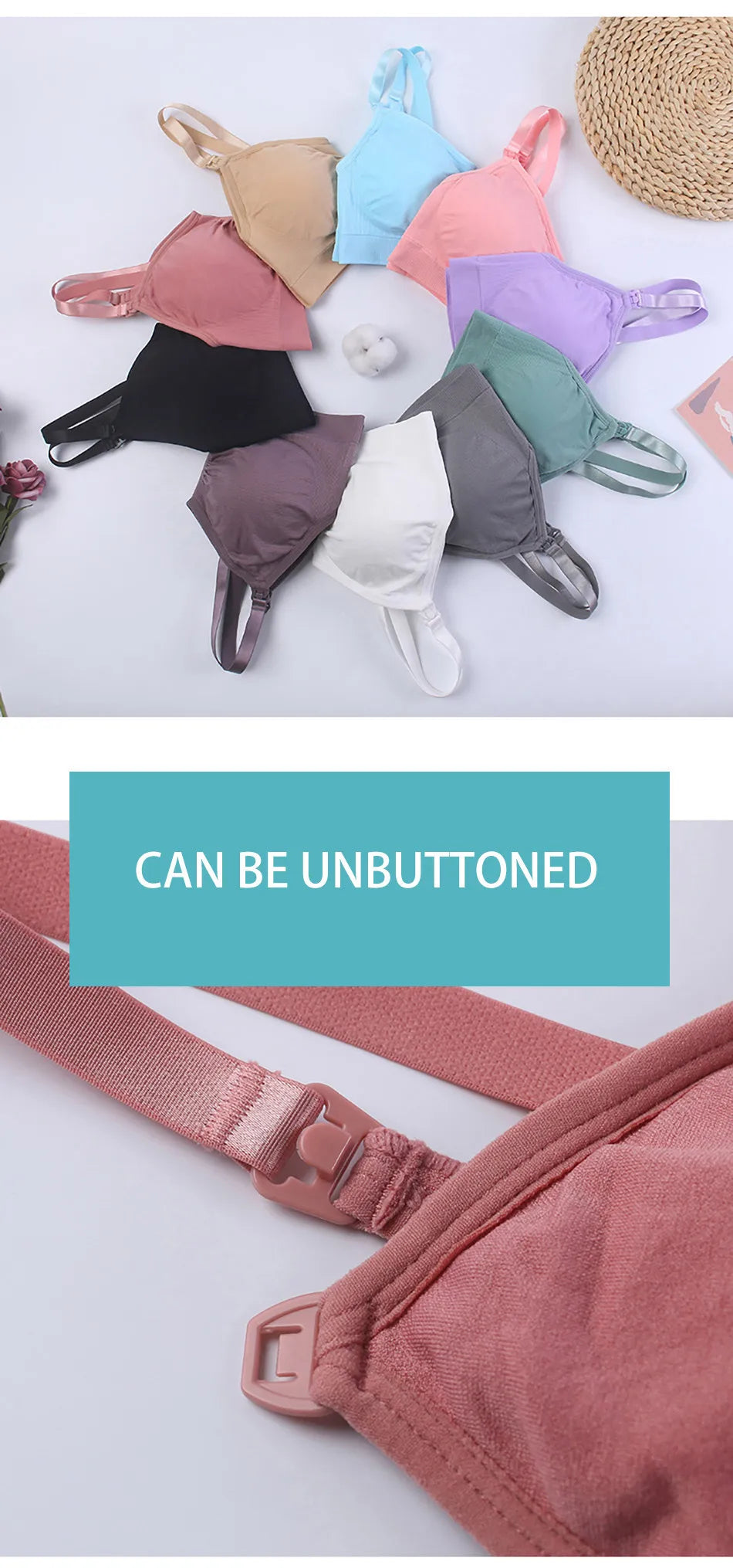 Breathable Maternity Pregnant Bras Comfort Breastfeeding Sleep Bralette Women Wireless Seamless Nursing Underwear