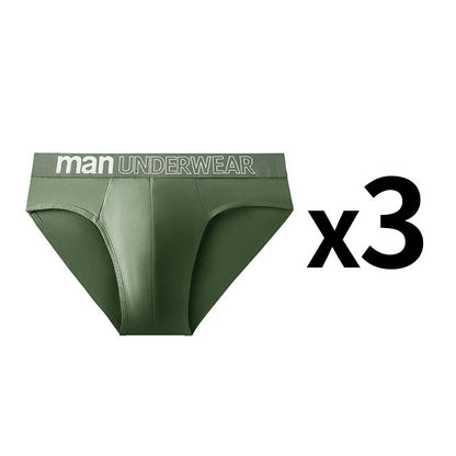 3 Pcs/Lot Men's Letter Briefs Underwear Comfortable Panties Shorts Sexy Gifts for Man Underpants
